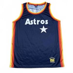 Houston Astros Jeremy Pena SGA Basketball Jersey Size XL